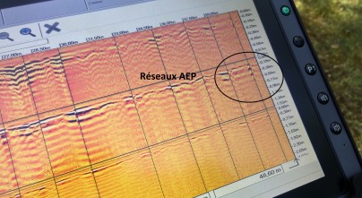 Détection de vos réseaux enterrés par géoradar!